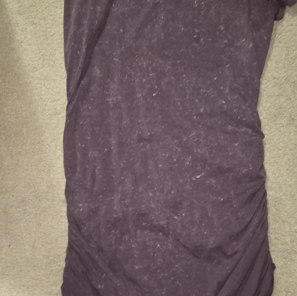 VICTORIA'S SECRET PINK MAROON TIE DYED SIZE XL RUCHED DRESS CUTE! - Picture 8 of 8